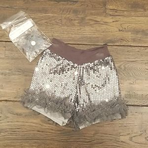 Girls Sequin Shorts Dance Pagent